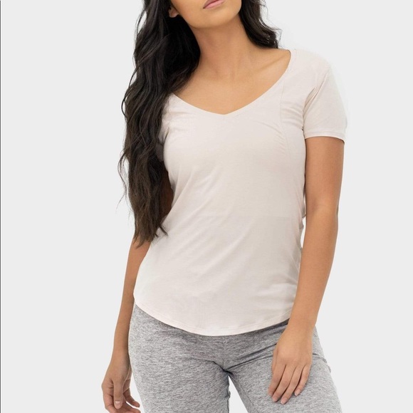 Balance Athletica Tops - Balance Athletica Sandstone Tee Medium